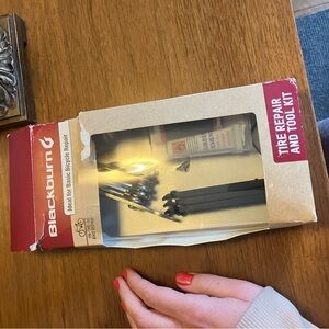 Blackburn Tire Repair and Tool Kit - Red Accent